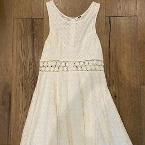 White lace dress